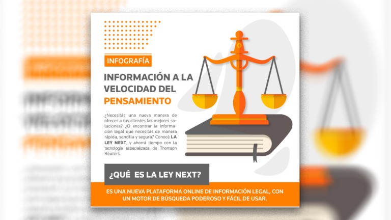 Infografía: La Ley Next - Información a la velocidad del pensamiento