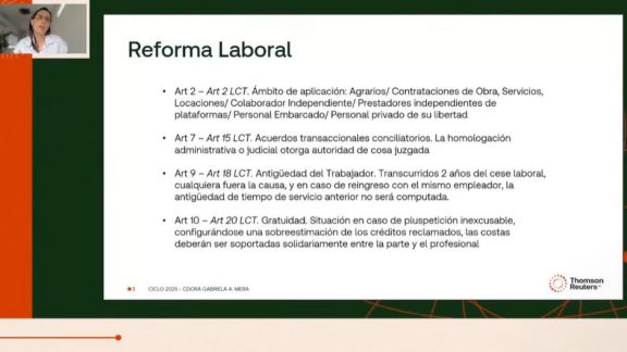 Reforma laboral 2026 en Argentina: proyecto y puntos clave | Thomson ...