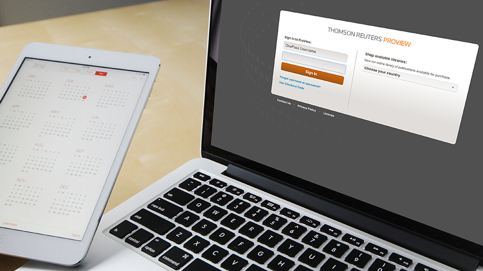 Access ProView on computer or tablet