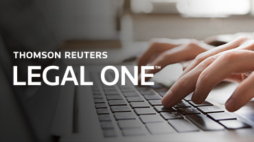 Thomson Reuters Legal One banner