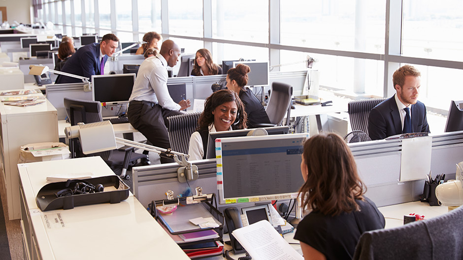 People at the office